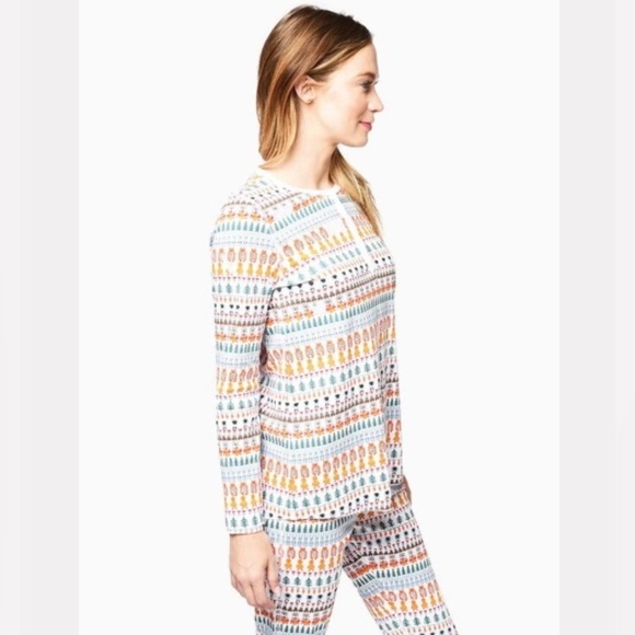 Tuckernuck Roller Rabbit Bands Weave Pima Cotton Pajama Top Size S NWOT - Picture 8 of 9